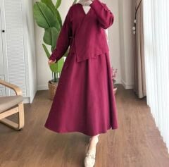 Yandan Bağlamalı  Etekli Takım