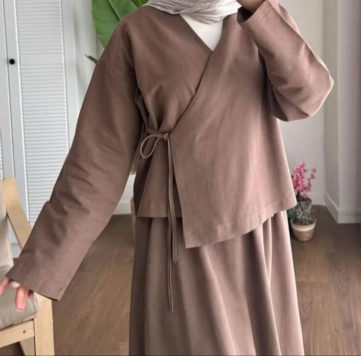 Yandan Bağlamalı Etekli Takım